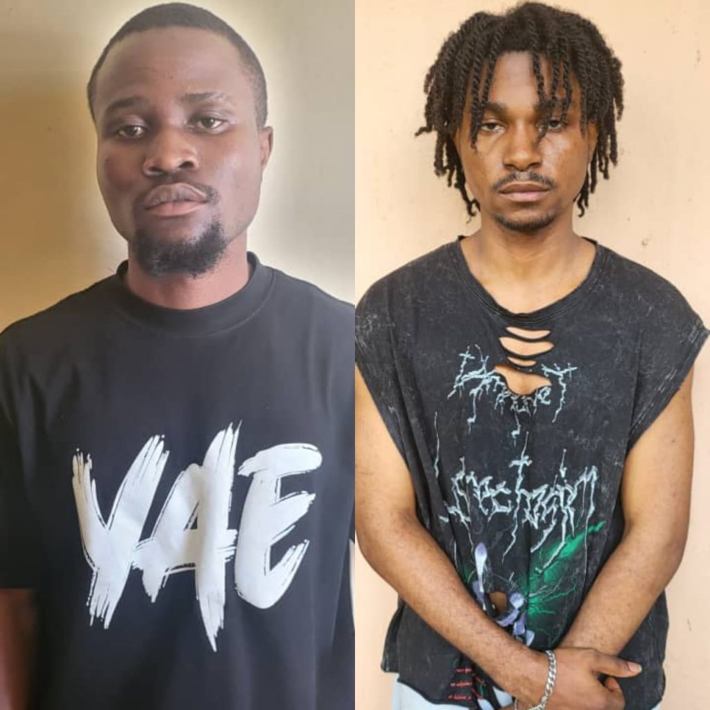 Two Suspected Yahoo Boys Arrested With Link to Singer Skales