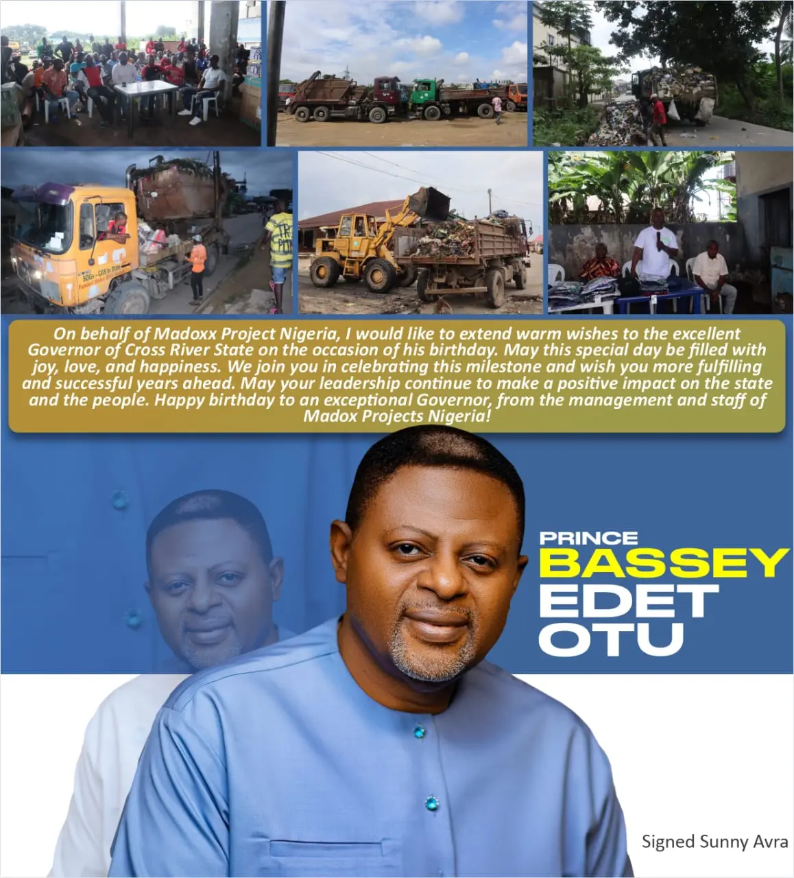 64th Birthday: Madoxx Project Nigeria Celebrates Governor Otu