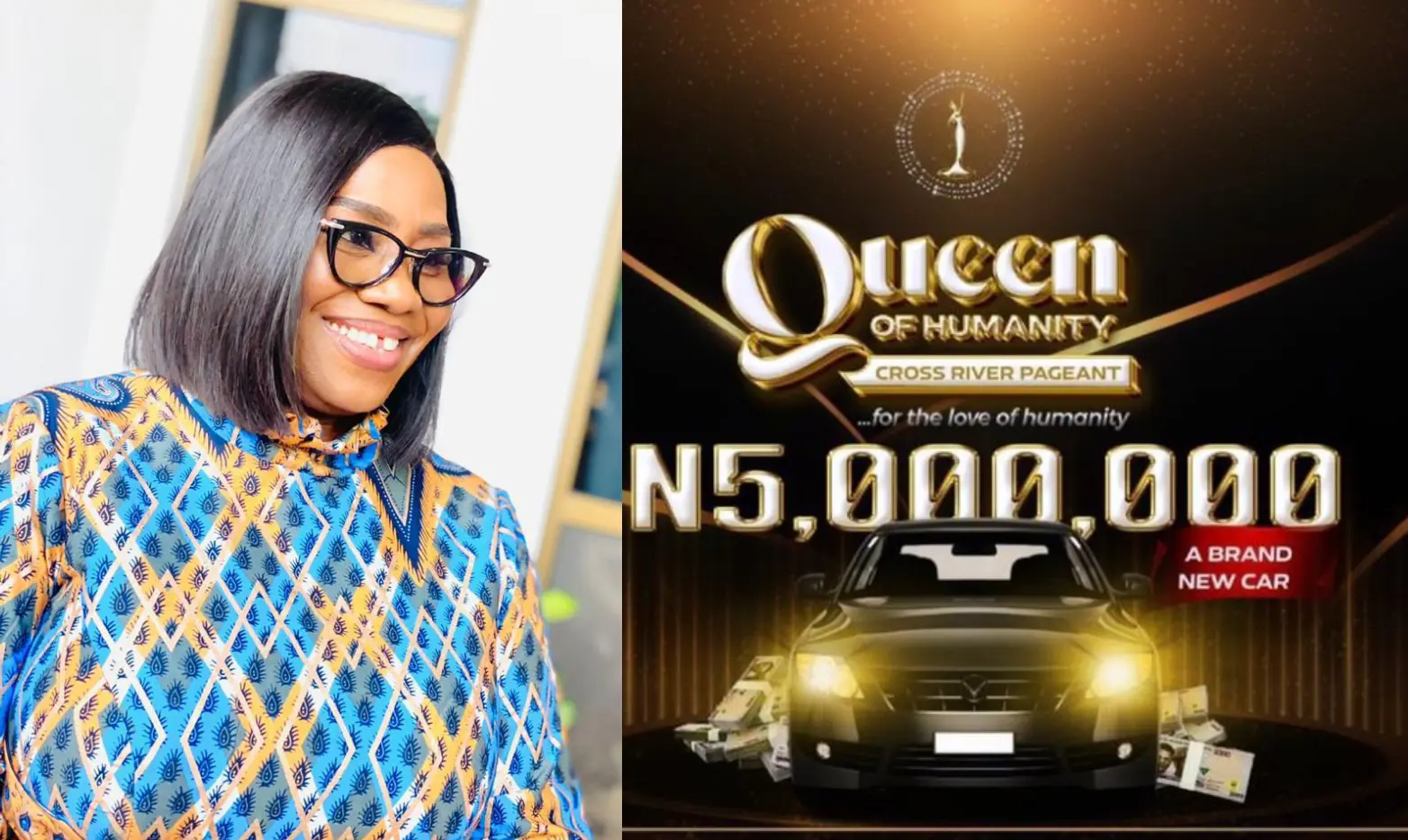 First Lady Sponsors 20 Girls To Win N5m, Brand New Car In 'Queen Of Humanity' Cross River Pageant