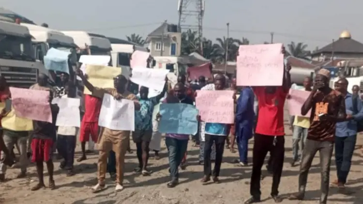Tanker Drivers Protest Imprisonment Of Colleagues In Calabar