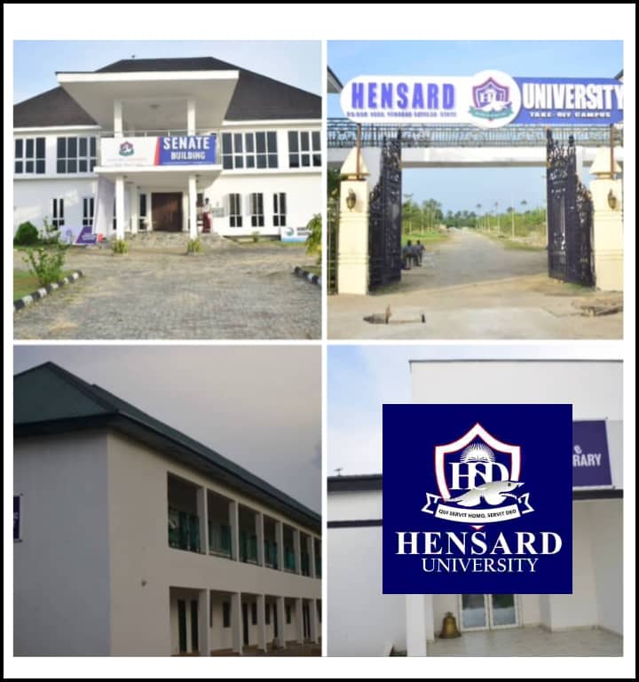 Hensard University Tuition, General Charges For 2023/2024 Academic Session