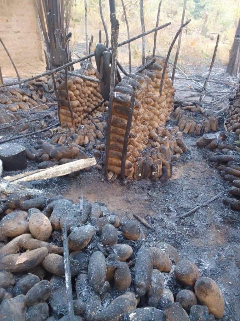 Cross River farmers lose harvest to fire