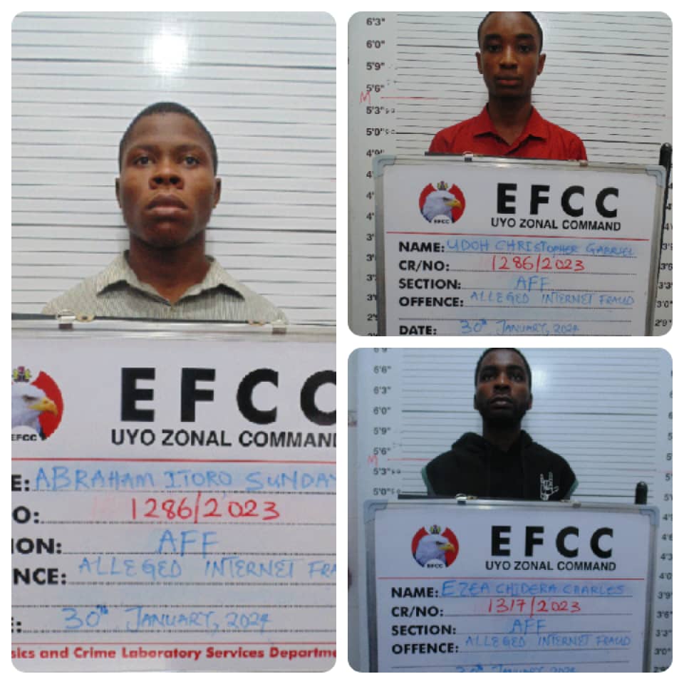 Court jails 3 Yahoo Boys in Akwa Ibom