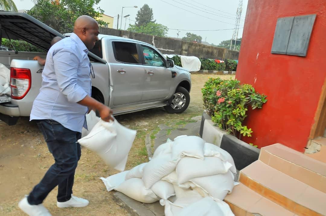 Hon. Joseph Bassey distributes food items, cash gifts to Bakassi IDPs, orphanages