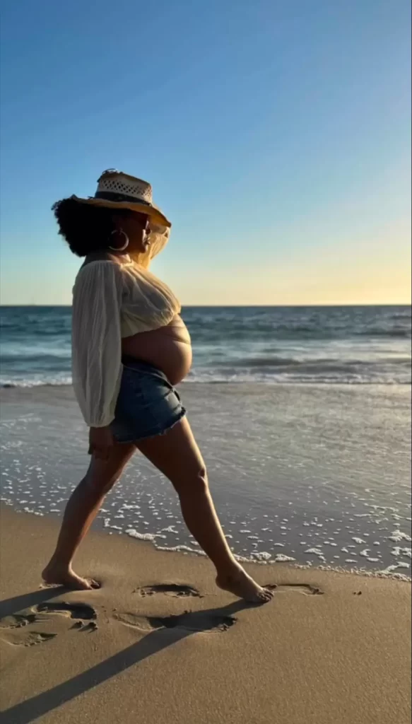 South African Actress "Bubu Mazibuko" Is Heavily Pregnant, Expecting A Baby At 47