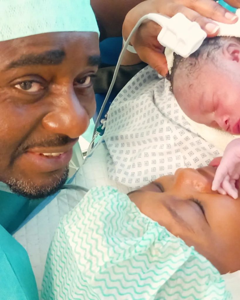Actor Emeka Ike, wife welcome baby girl in Germany (Video)