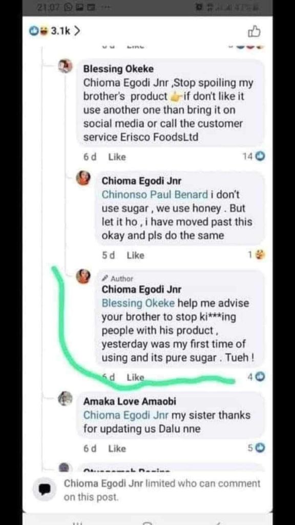 ERISCO: The unseen angle and why Chioma should be the one suing for defamation