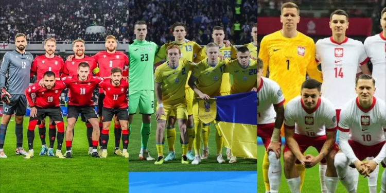 Georgia, Ukraine, Poland book place at Euro 2024