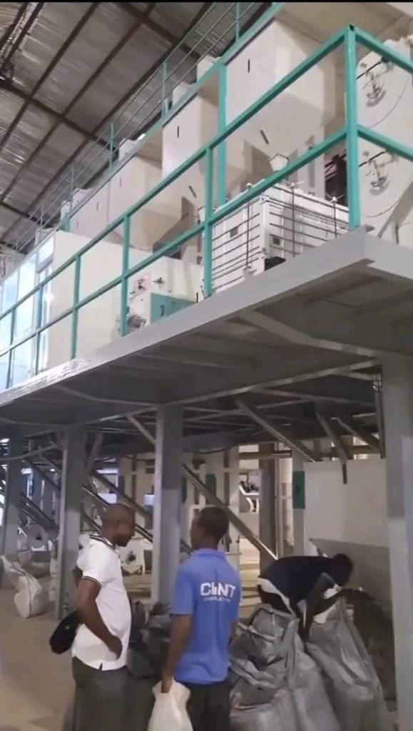 Nigerian businessman unveils largest rice mill in Africa