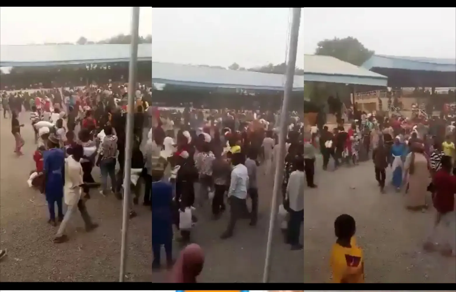 Stampede as students scramble for rice at Nasarawa University