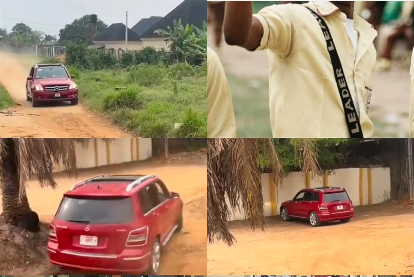 Secondary school student buys Mercedes Benz, drives to show off at school (Video)