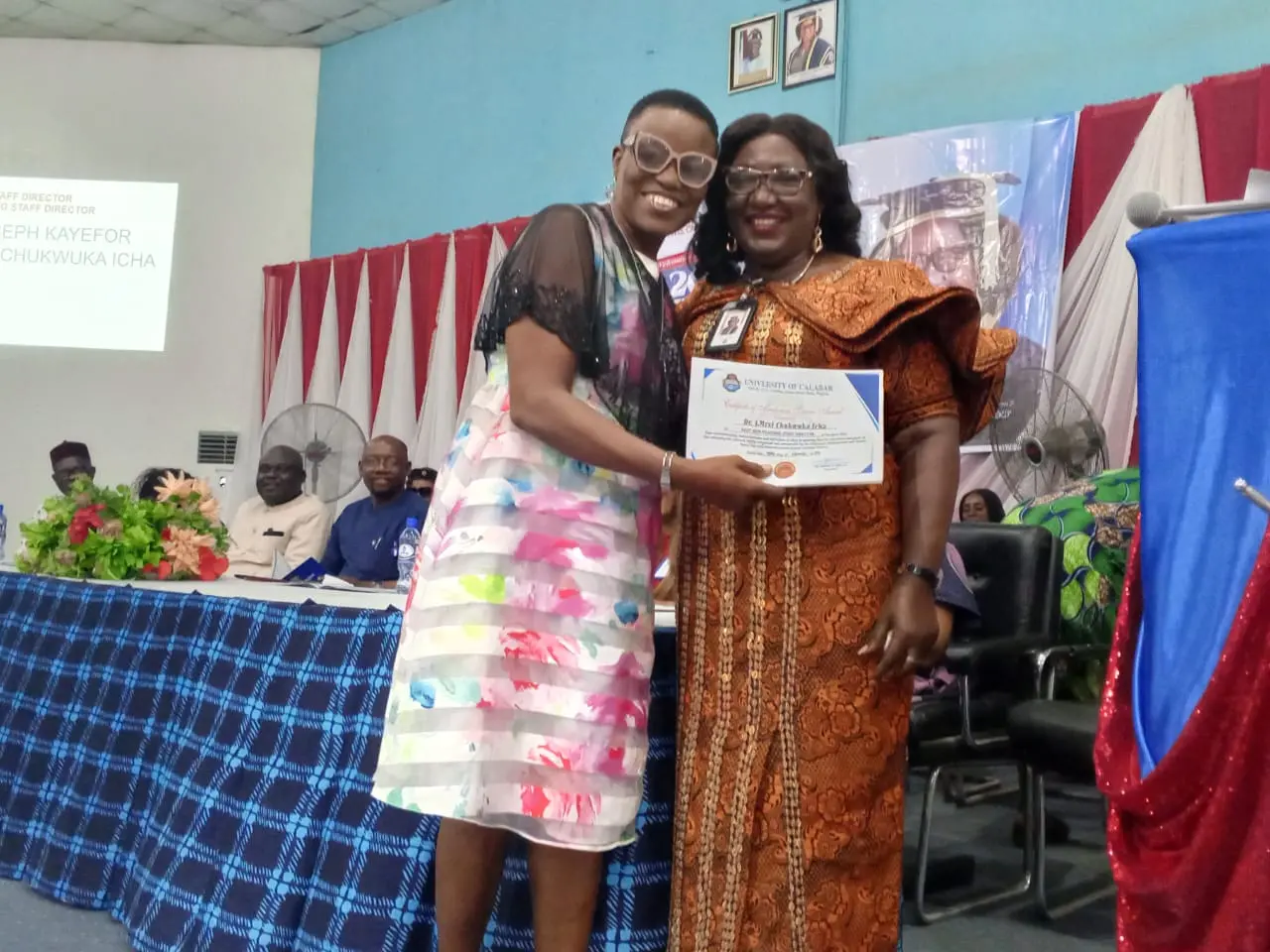 Merit Award: UNICAL VC honours 143 outstanding staff