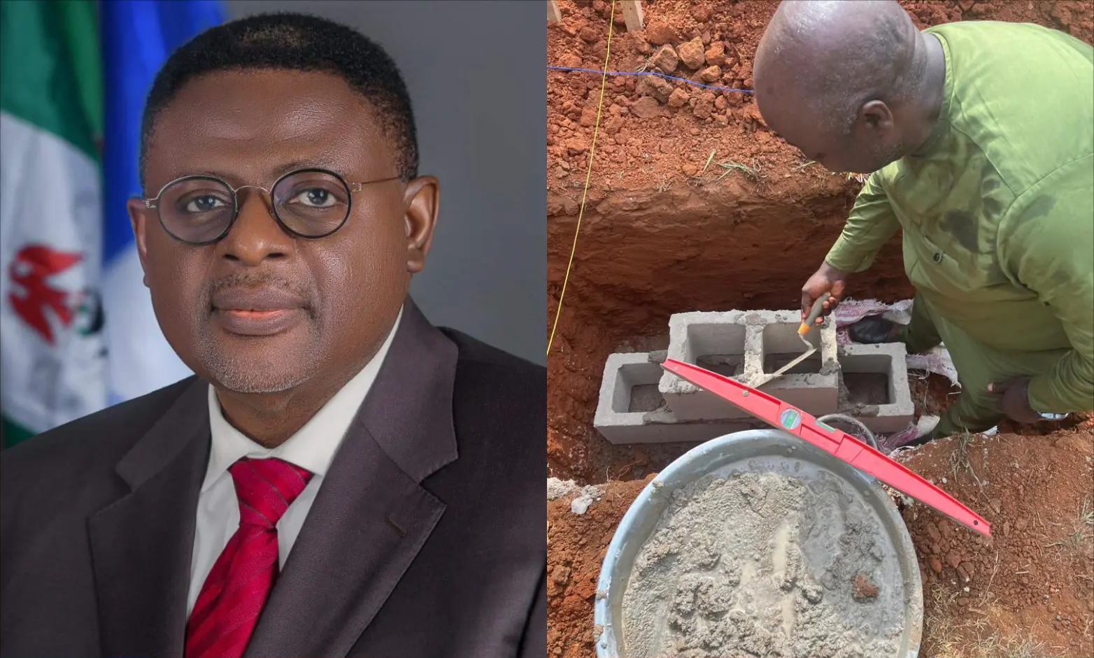 Otu performs groundbreaking for construction of Ikom General Hospital