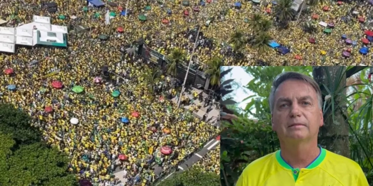 Jair Bolsonaro leads massive protest in Brazil