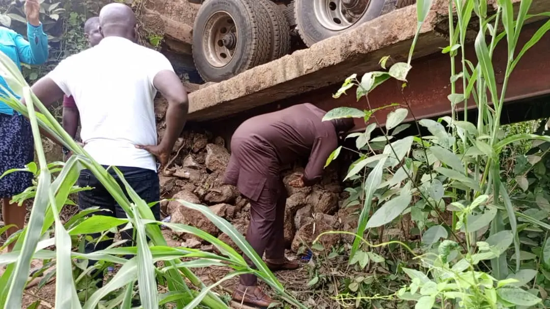 Major bridge collapses in Cross River