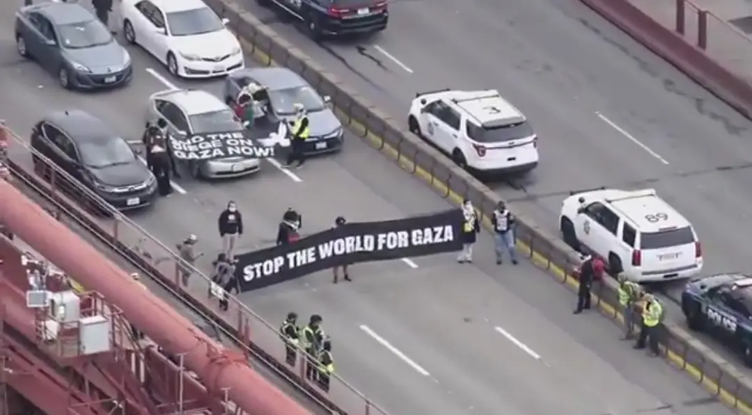 Pro-Palestine protesters block Golden Gate Bridge, shut Chicago O’Hare airport