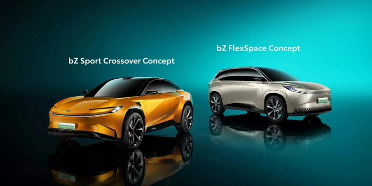 Toyota bZ Sport Crossover Concept and bZ FlexSpace Concept