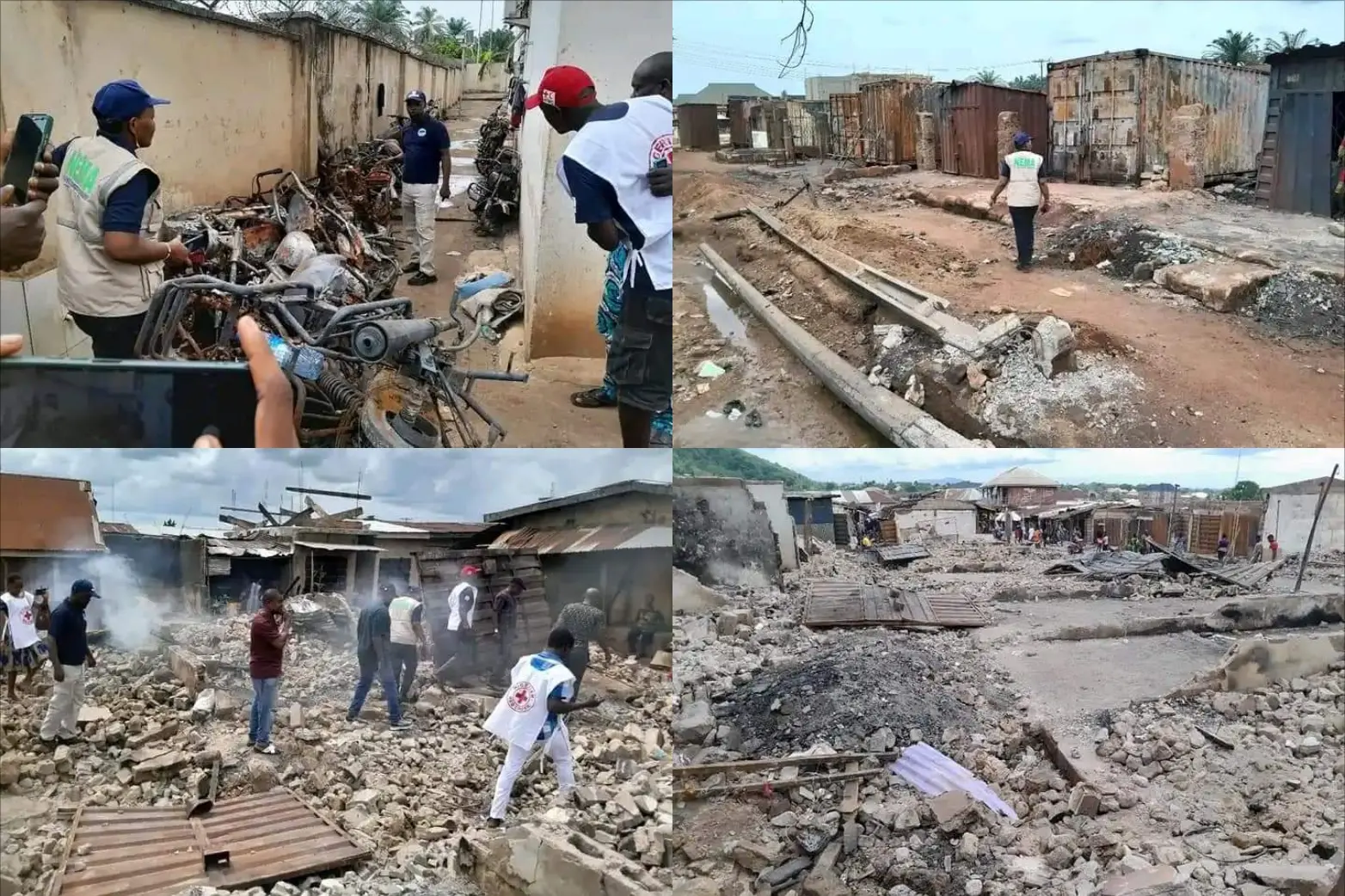 Fire kills one, destroys 32 motorcycles, 649 shops in Cross River