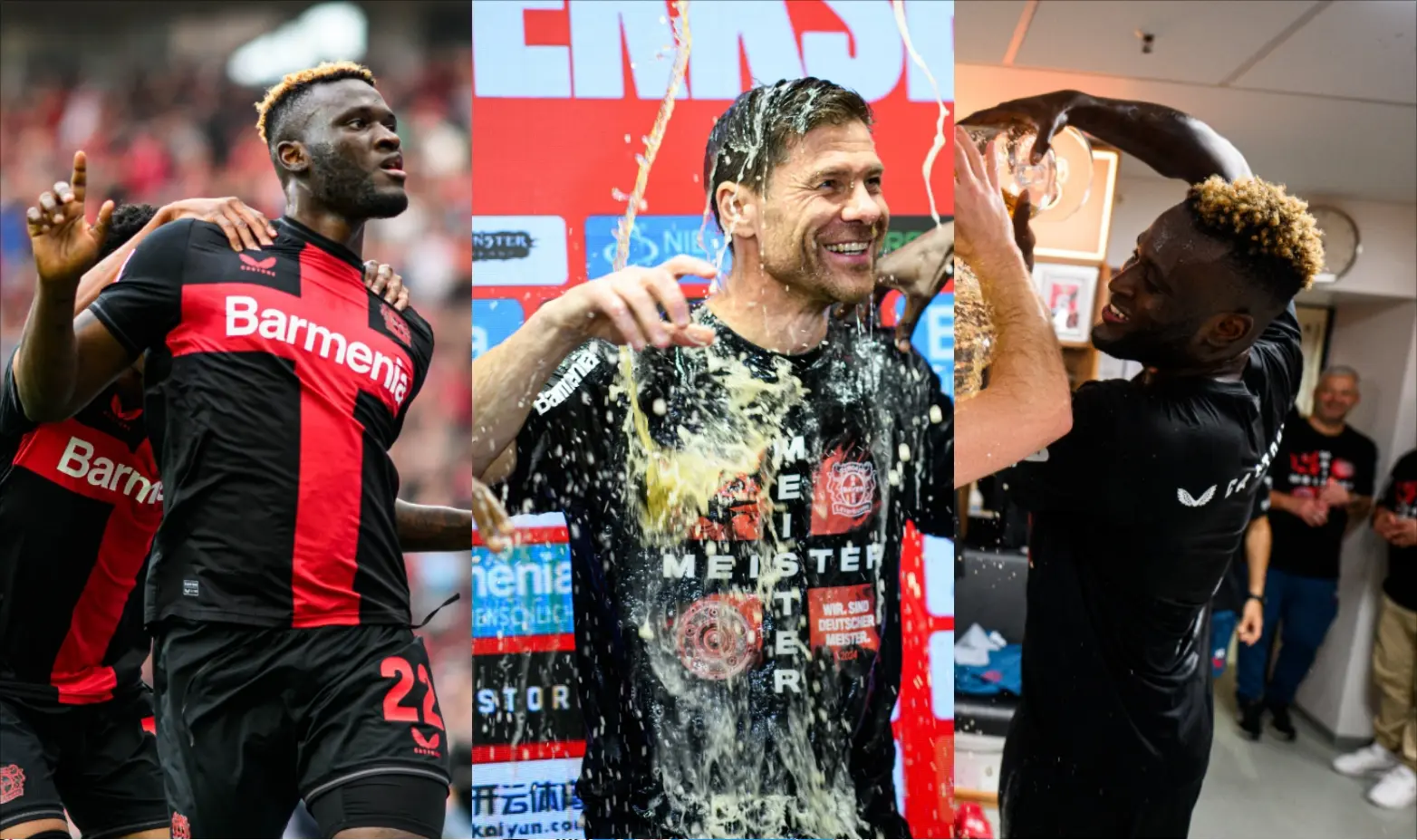 Victor Boniface helps Leverkusen win first-ever Bundesliga title