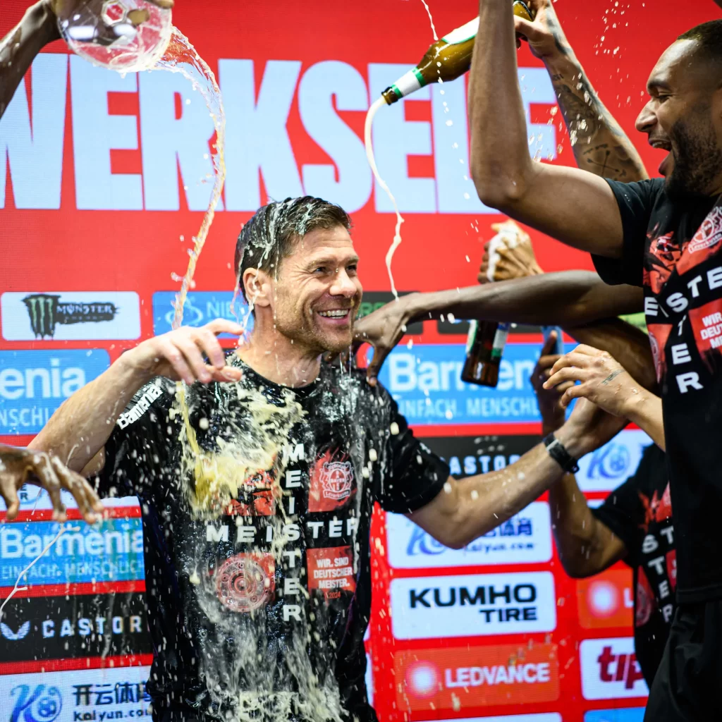 Victor Boniface helps Leverkusen win first-ever Bundesliga title