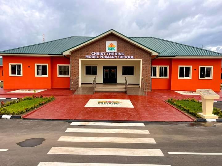 Photos of Christ the King Model Primary School constructed by Gov Umo Eno