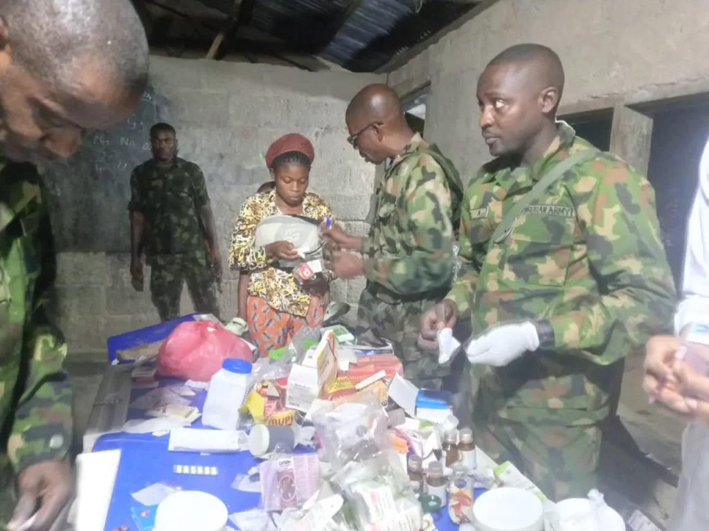Nigerian Army conducts medical outreach in Nigerian-Cameroon border community