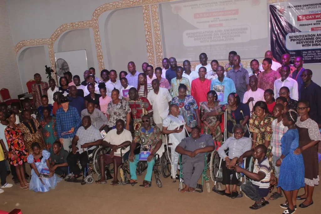 C’River TCTI concludes 3-day sensitisation workshop for persons with disabilities