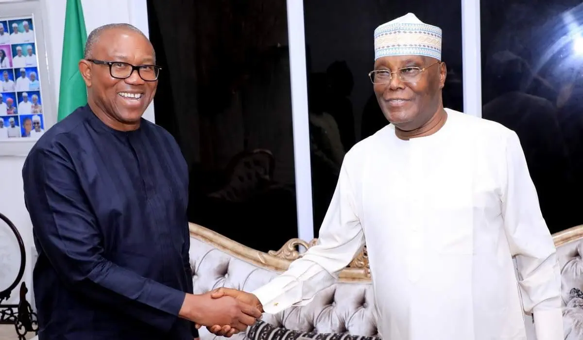 Atiku says he’ll support Peter Obi for 2027 Presidency