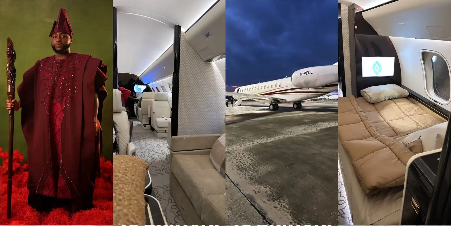 Davido launches new private jet after marriage with Chioma