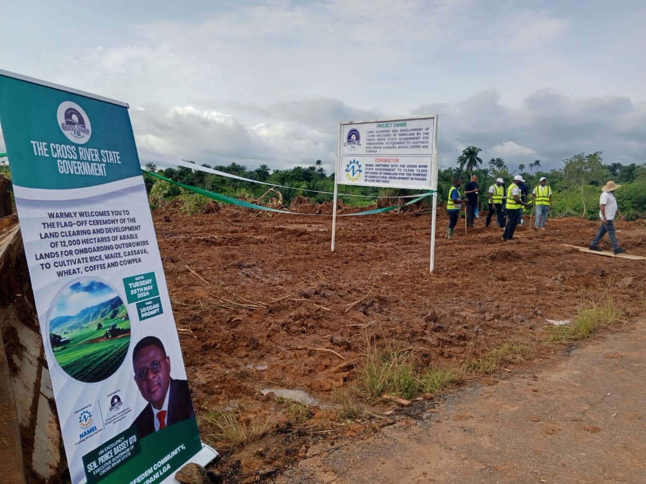 IMG 20240602 WA0014 Otu Flags-Off 12,000 Hectares Land Development Project For Arable Crops Cultivation