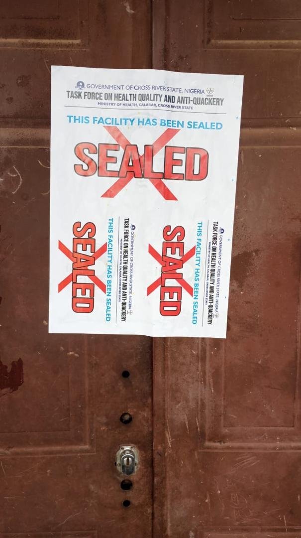 IMG 20240607 WA0005 C’River Govt. Seals Off Unfit Private Clinic In Yakurr LGA