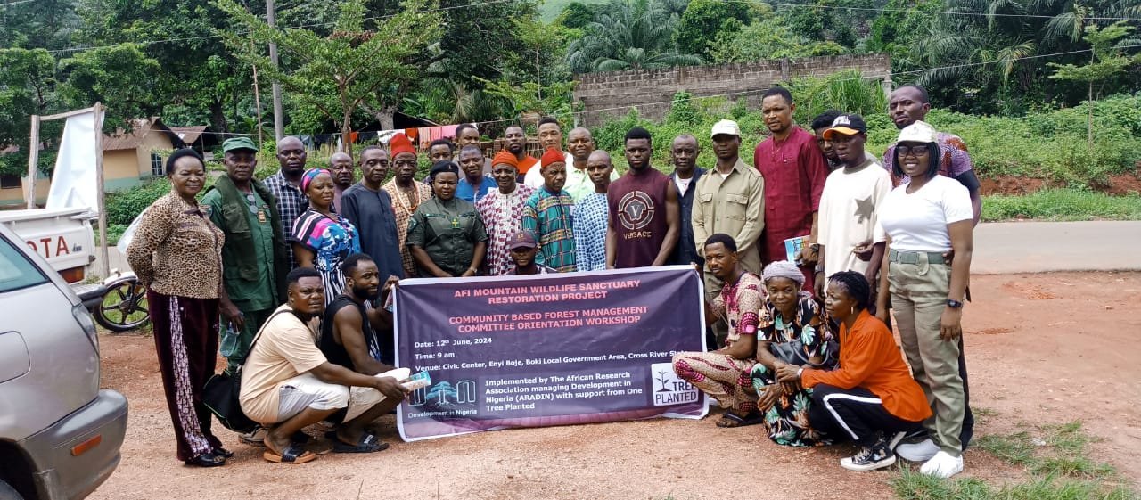 IMG 20240616 WA0020 Lifeline For Afi Mountain Wildlife Sanctuary As Group Raises 60,000 Tree Nurseries