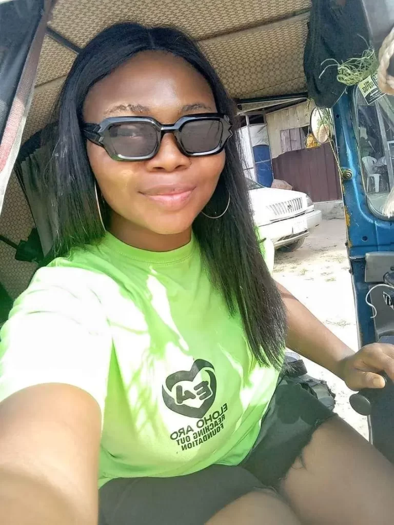 Female UNICAL graduate ventures into keke driver work after 9 years of graduation without job