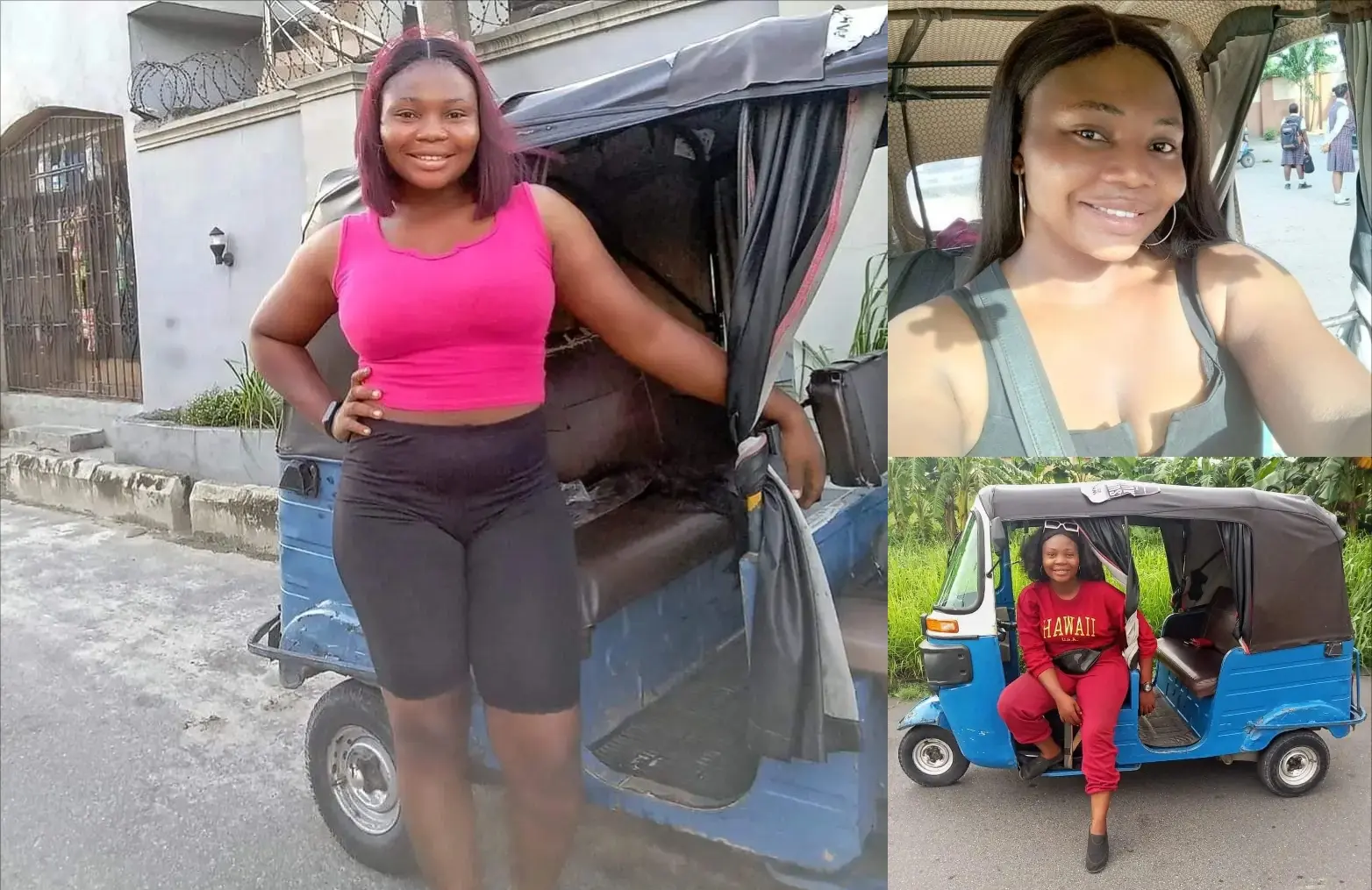 Female UNICAL graduate ventures into keke driver work after 9 years of graduation without job