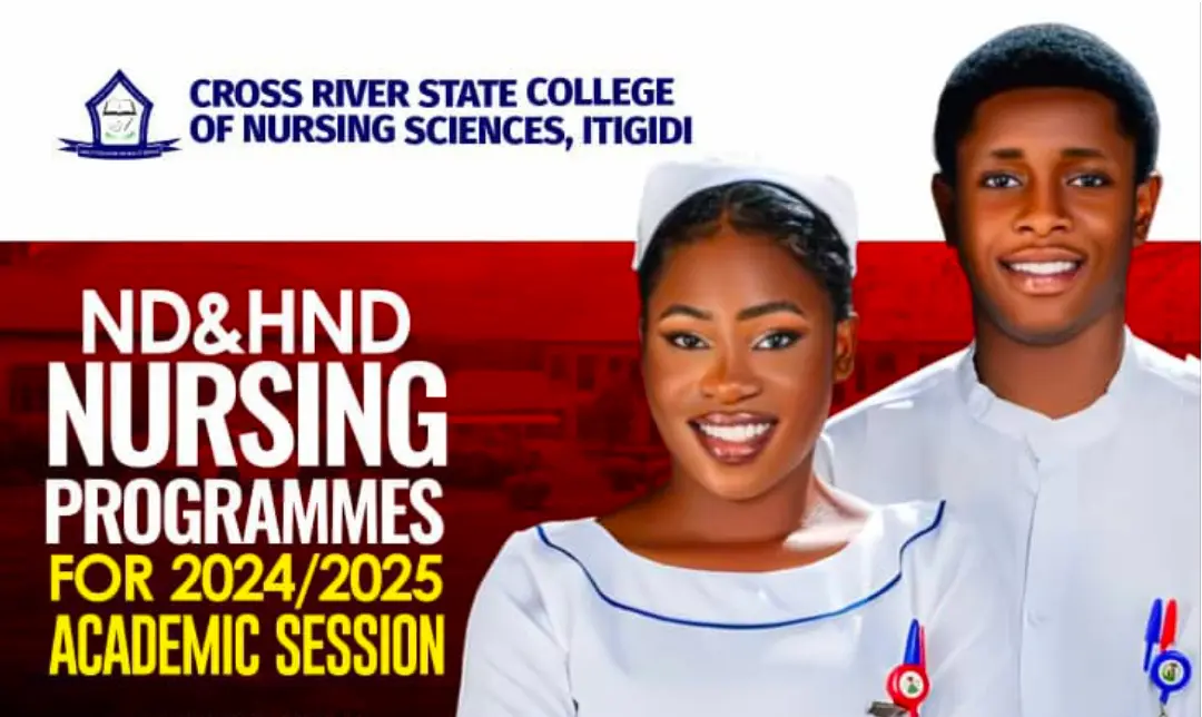 C’River College of Nursing Sciences begins sales of forms for ND, HND Nursing programmes