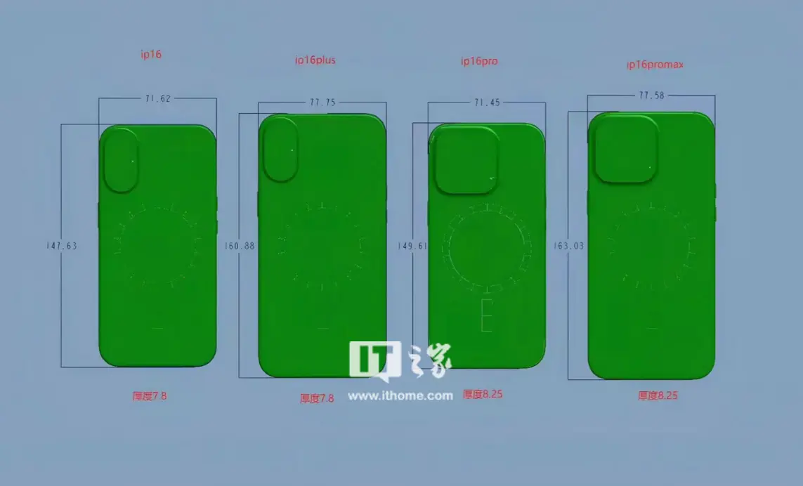 Apple iPhone 16 series full-size pictures revealed: Pro/Max version larger, thickness remains same