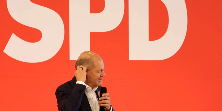 German Chancellor Olaf Scholz