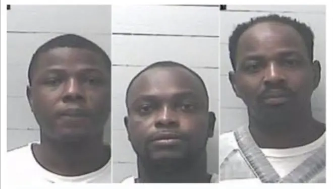 L-R: Rasaq Aderoju Raheem, Oladimeji Seun Ayelotan, and Femi Alexander Mewase