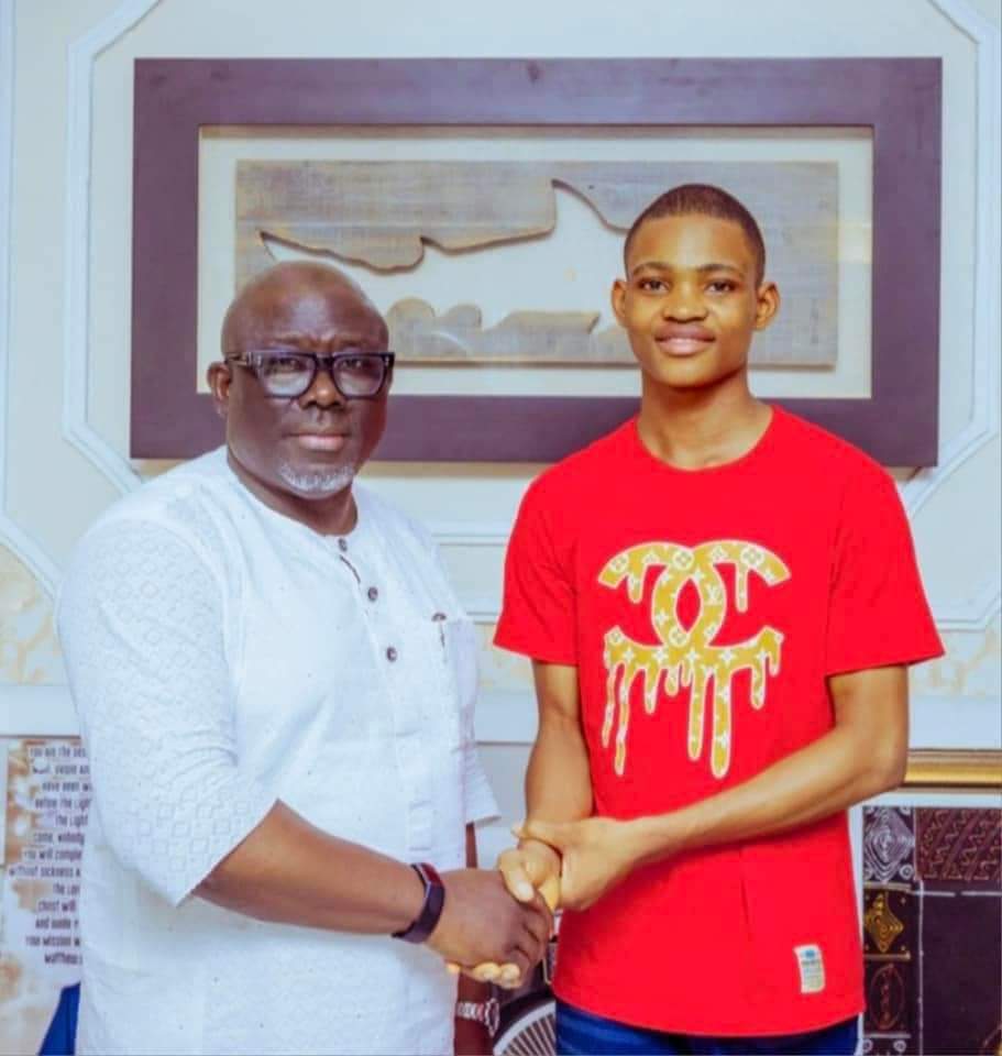 Gov Oborevwori awards university scholarship to boy rescued from abusive uncle