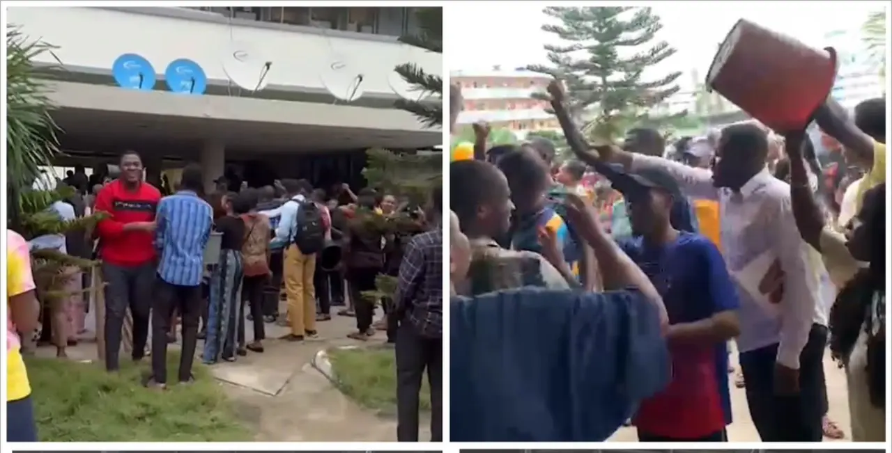 UNILAG students join UNICAL, UNIBEN to protest lack of electricity