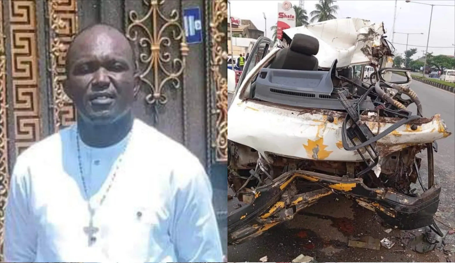 Man dies 4 months to wedding, leaves 1-year-old child behind in fatal car accident caused by truck packed by roadside in Calabar