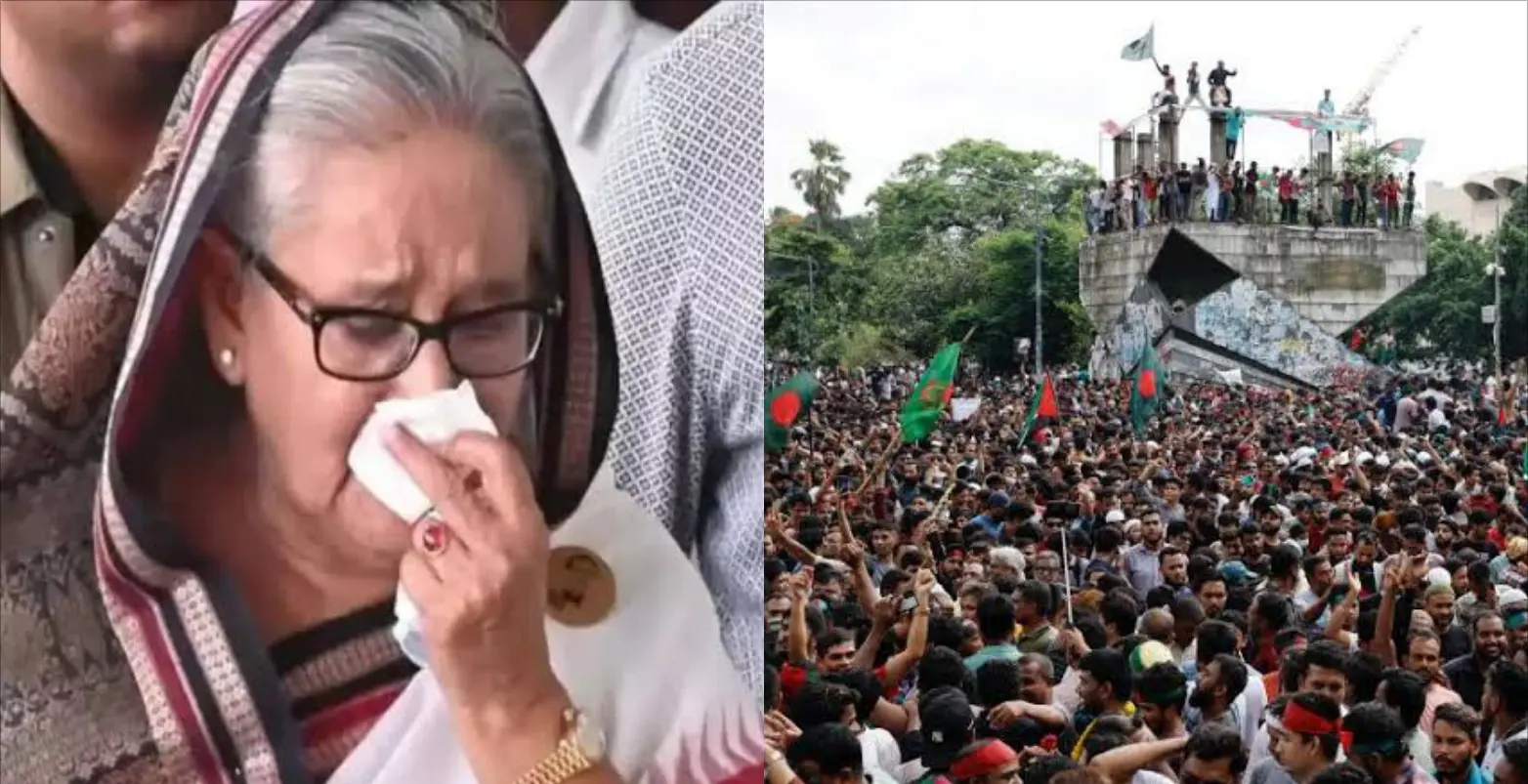 Bangladeshi Prime Minister Sheikh Hasina flees as protesters invade palace