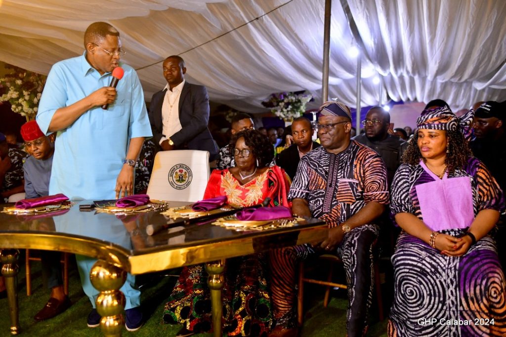 Governor Otu celebrates Mrs Magdalene Abang at 85