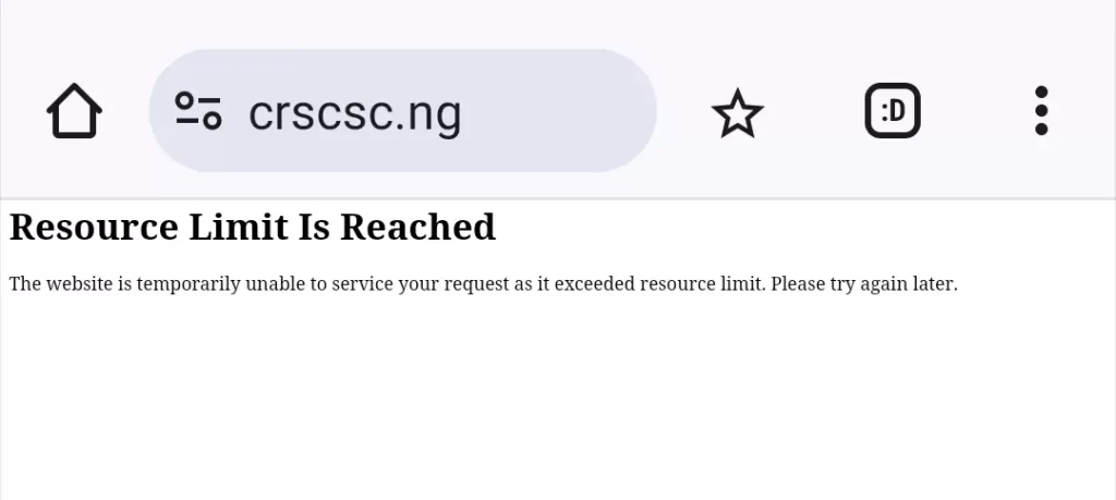 Cross River Civil Service job portal goes offline barely 24 hours after launch