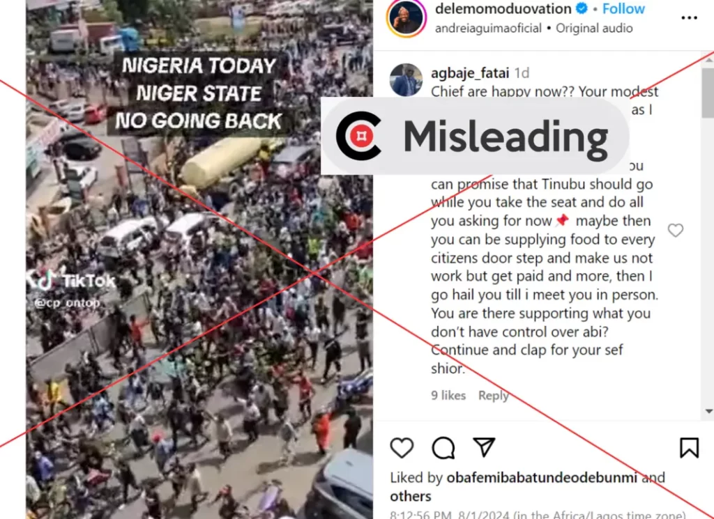 Dele Momodu posts video from Kenya protest to depict protest in Nigeria