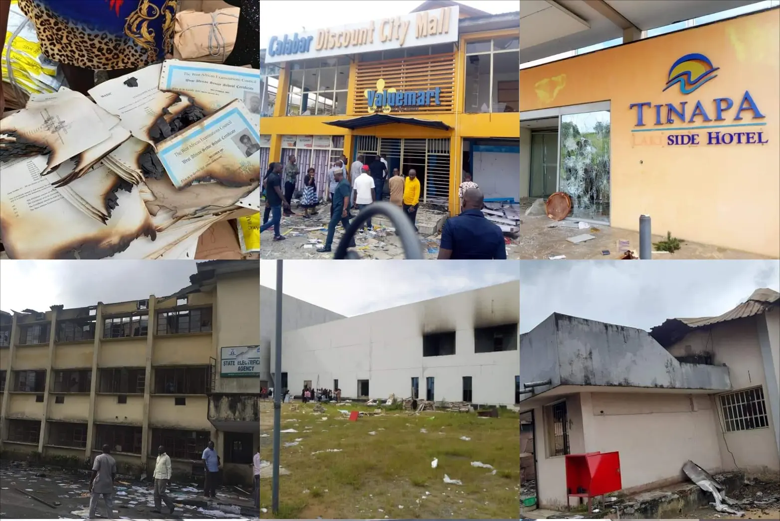 List of 60 establishments looted, vandalised during #EndSARS protest in Calabar