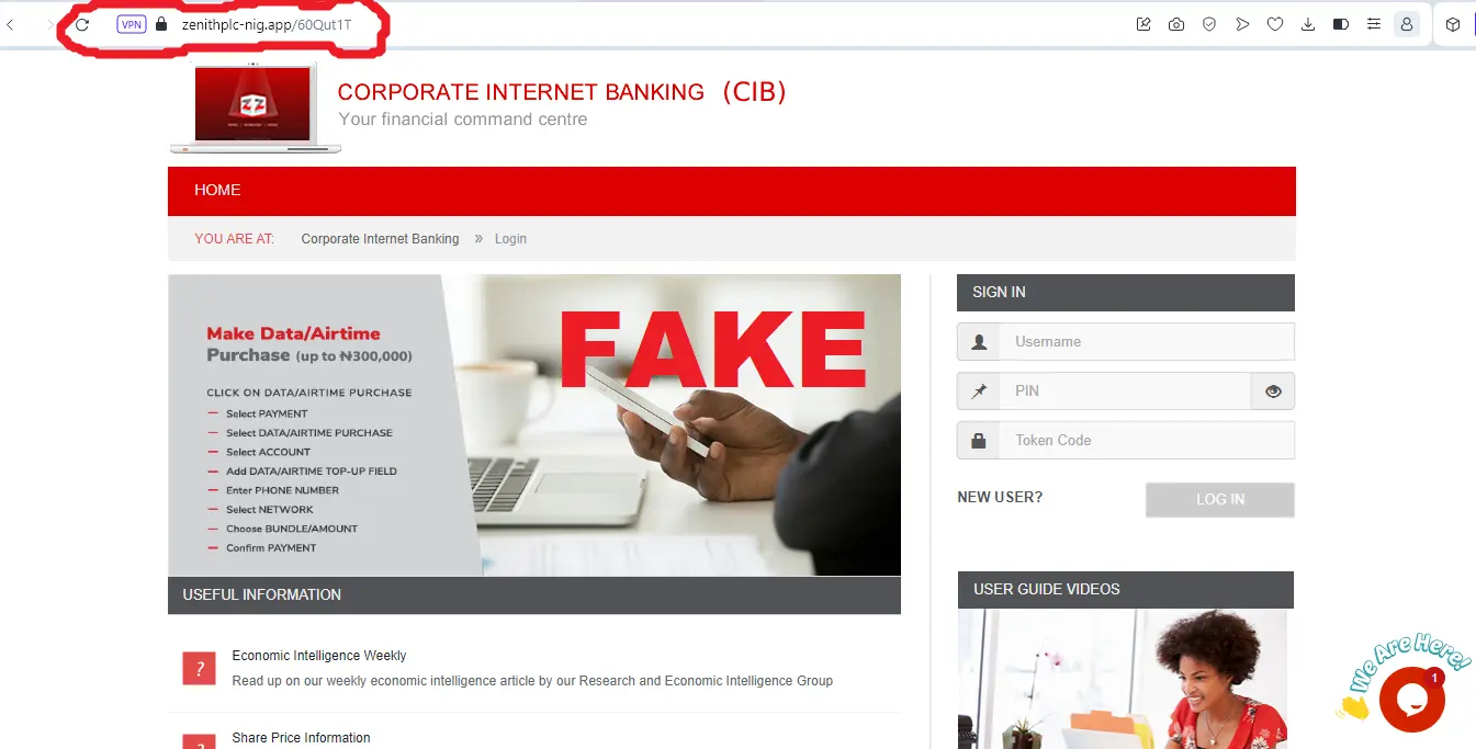 Hackers persistently targeting Zenith Bank corporate accounts