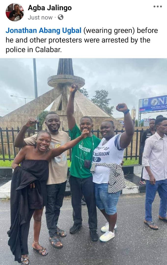 IMG 20240801 WA0017 Apathy Greets Protest In Calabar, Police Arrest Journalists, Activists, Others, Later Released