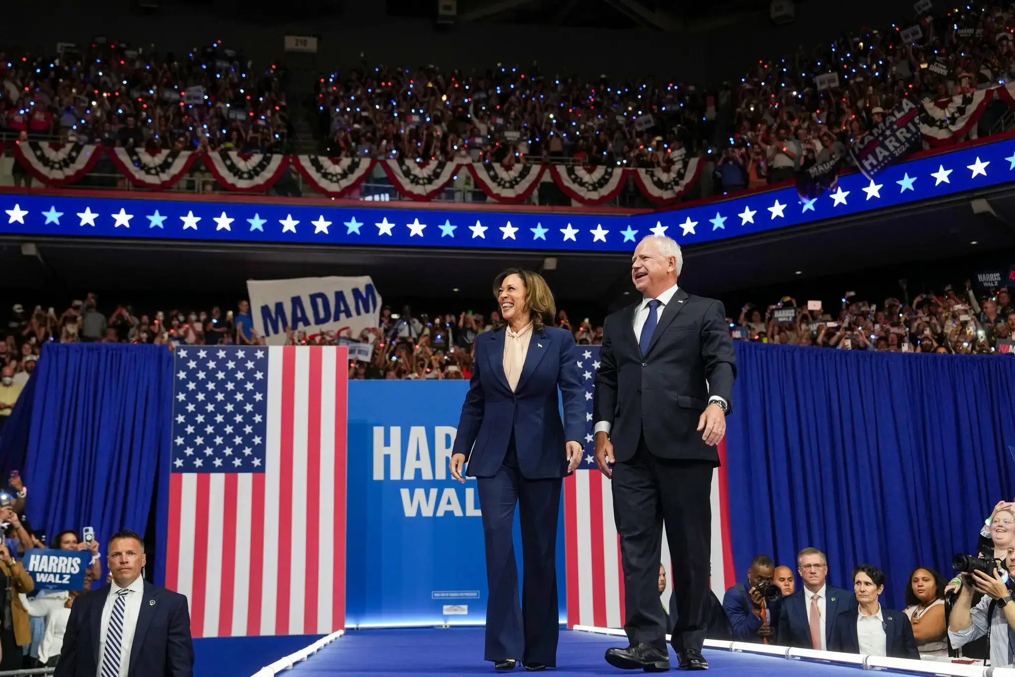 Harris-Walz ticket raises over $20m after announcement