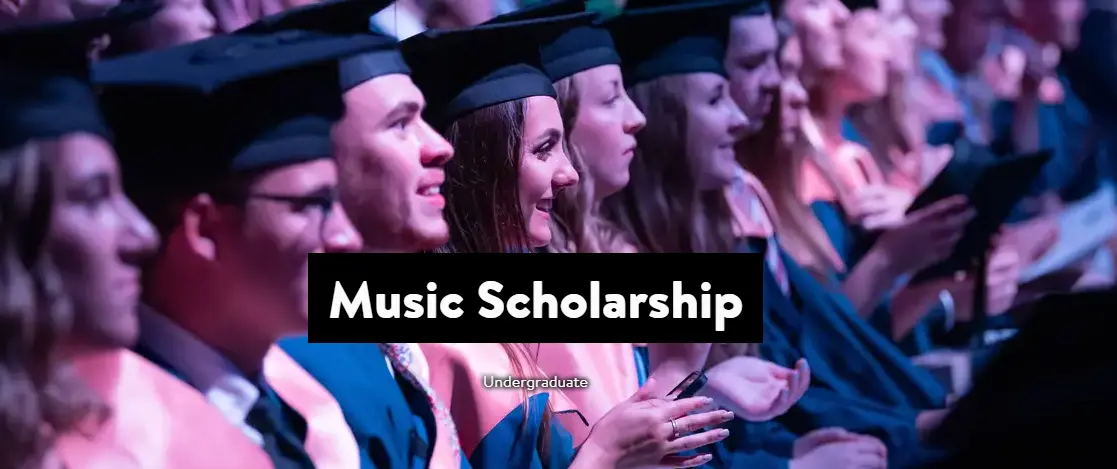 Undergraduate Music Scholarship at University of East Anglia, Norwich, England